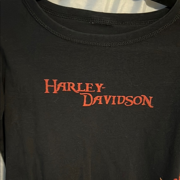 Harley-Davidson Black Long Sleeve Graphic Tee - Picture 2 of 5